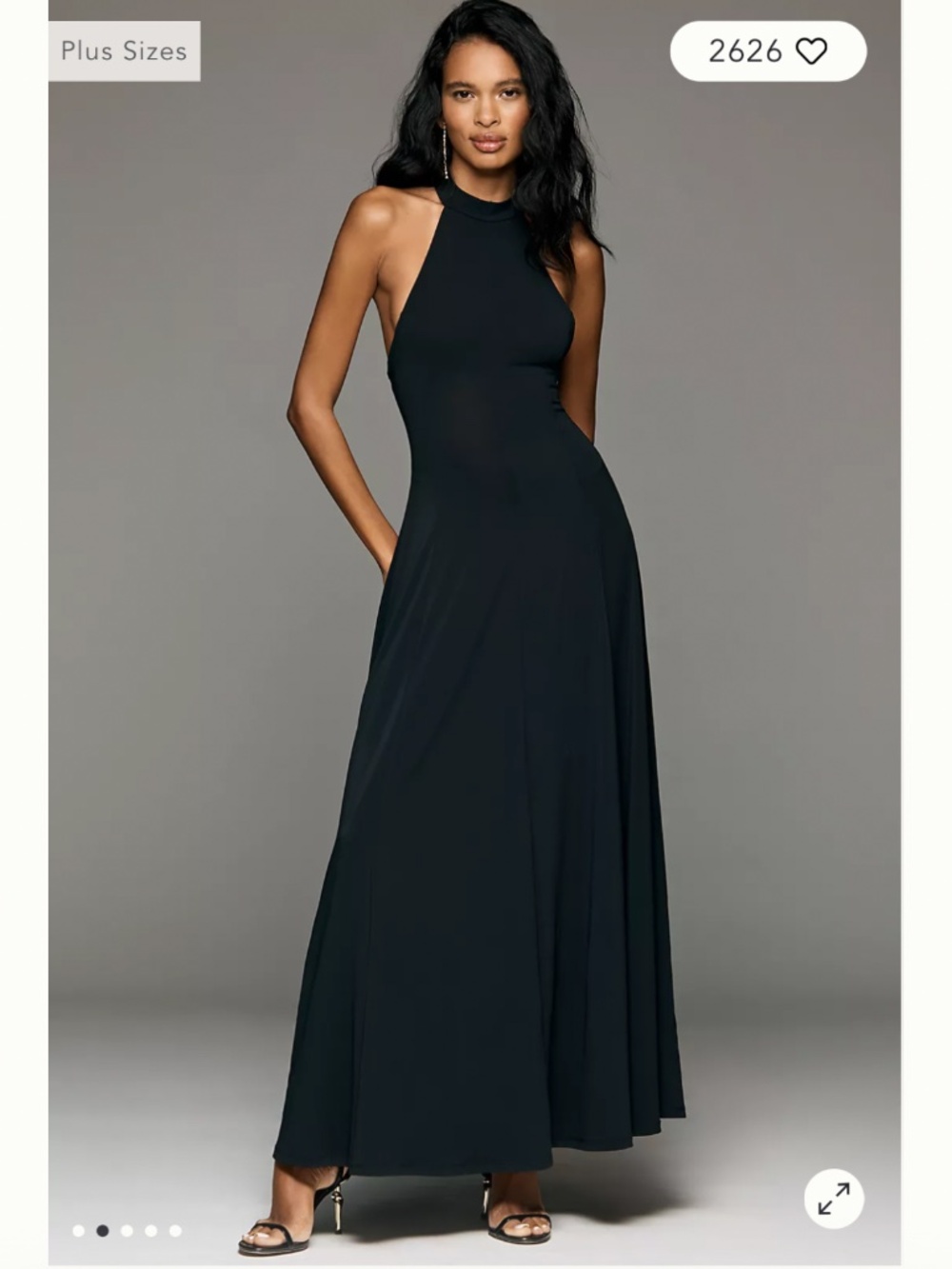 Anthropologie Halter Open Back